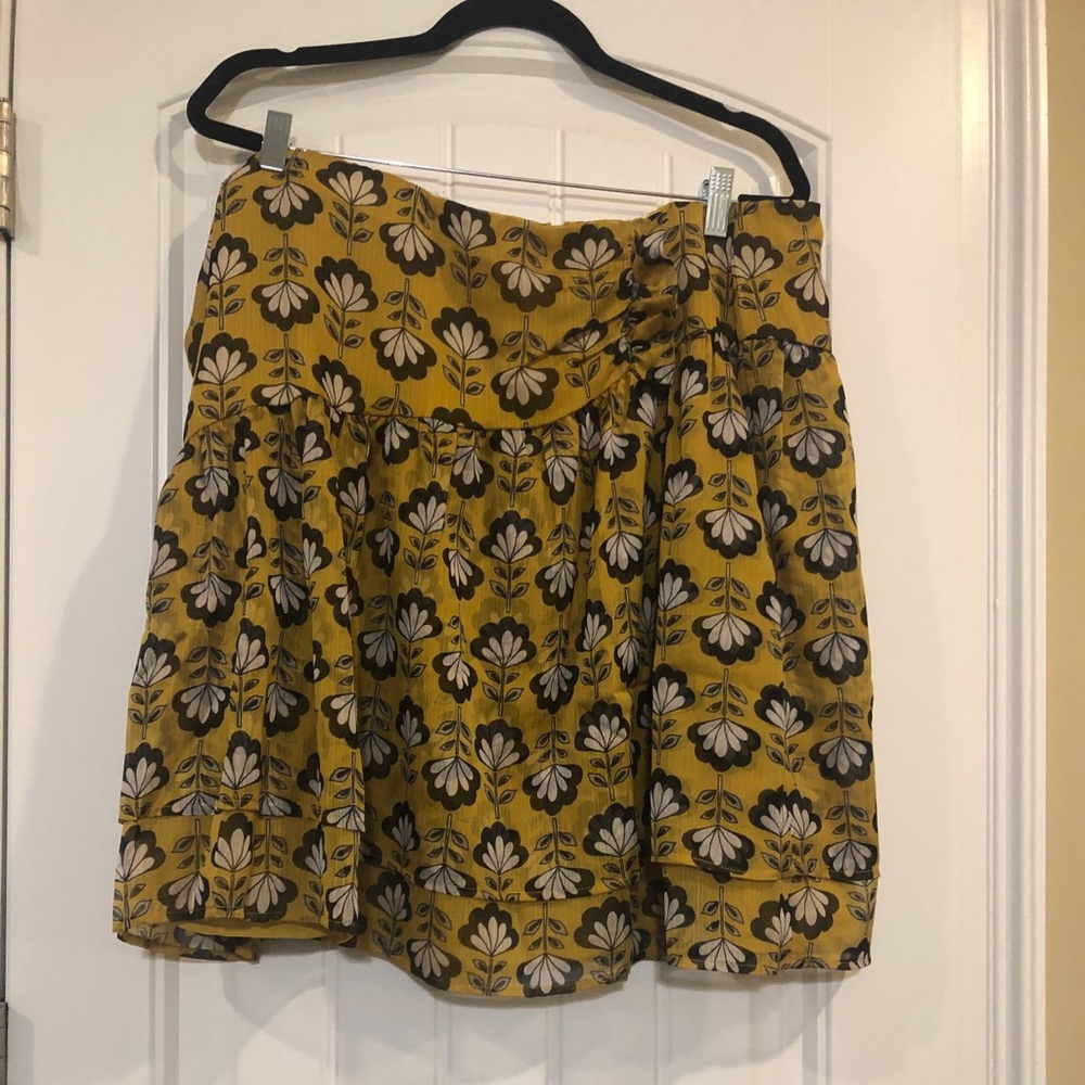 Eloquii yellow skirt